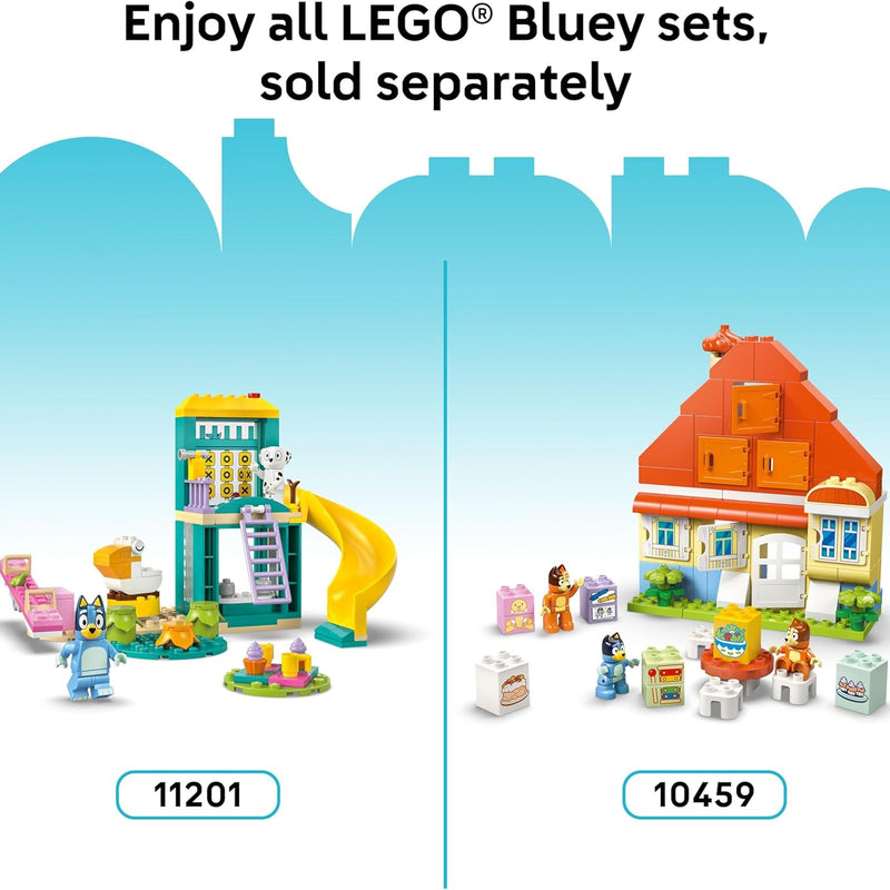 LEGO DUPLO Bluey Ice Cream Trip with Bluey - Toddler Toy for Kids, Boys, and Girls Ages 2+ - Includes Figure and Ice Cream Stand
