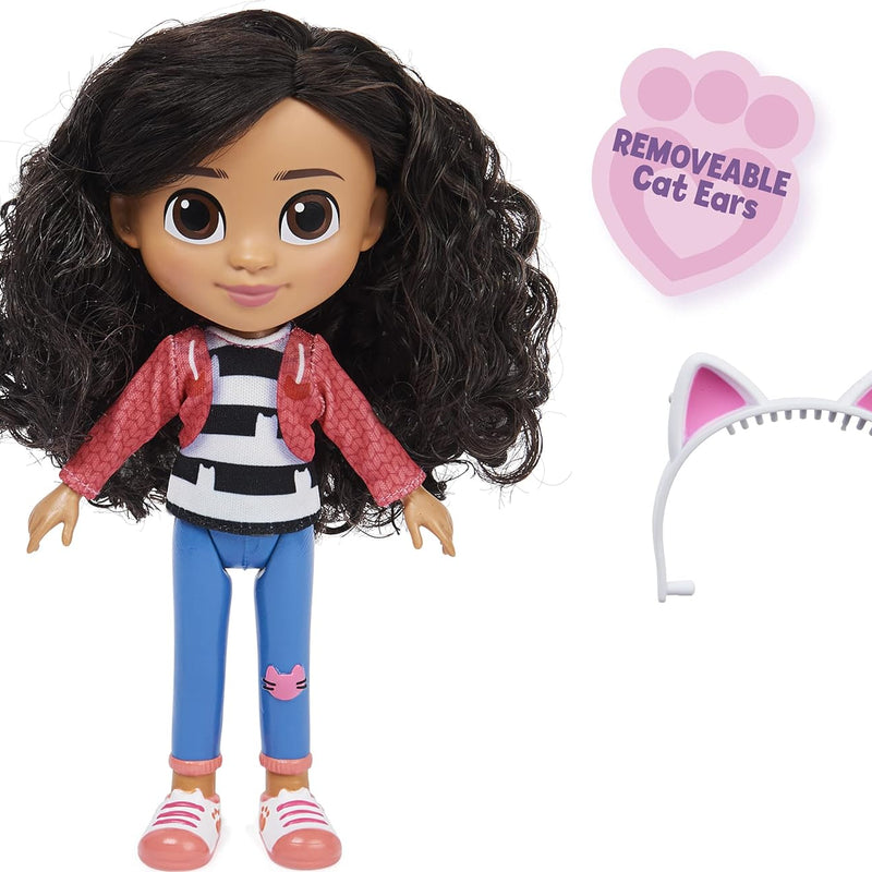 Gabby’s Dollhouse, 8-inch Gabby Girl Doll, Kids Toys for Ages 3 and up