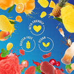 Shameless Snacks Candy Carnival - Sour Gummy Variety Pack & Fruit Snacks | Strawberry Orange Mango Cola Gummies, Keto 3g Sugar - Gluten Free Vegan Candy for Kids & Adults