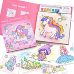 JoyCat Magical Pony Paint with Water Coloring Books for Toddlers and Kids Ages 3-5, 4-8, Arts and Crafts Drawing Activities Toy
