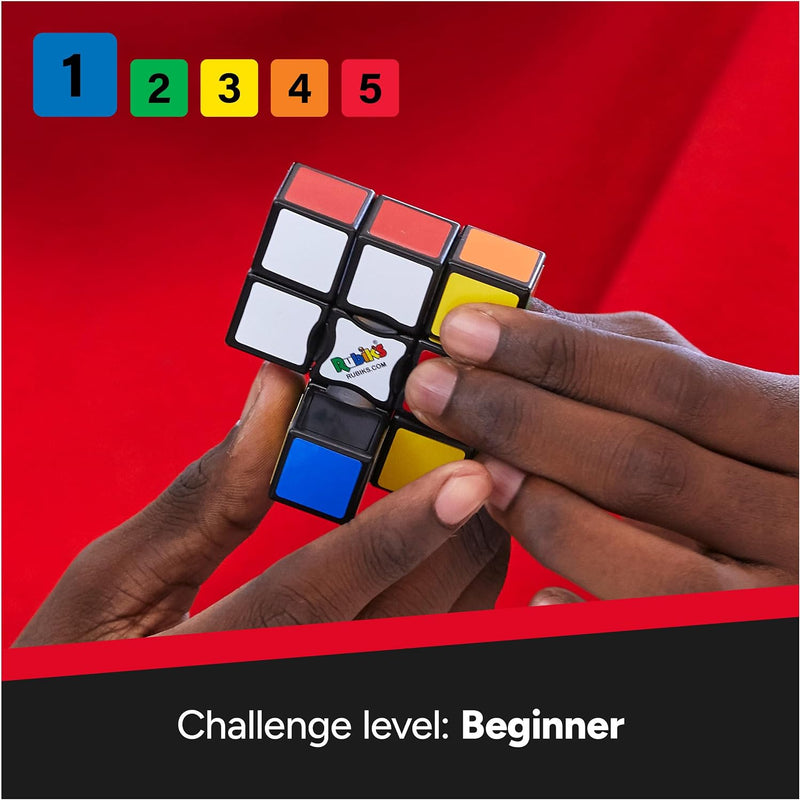 Rubik’s Cube, Edge, 3x3x1 Cube for Beginners, Single Layer Puzzle Problem-Solving STEM Toy, Problem-Solving Brain Teaser, Easter Basket Stuffer, Fidget Toy for Ages 8 & Up