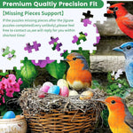 300-Piece Colorful Hummingbird Jigsaw Puzzle for Adults, 20.5x15 in