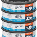 Diaper Genie Essentials Round Refill 8-Pack, Unscented, Fits Complete Pails