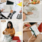 ZCZN 5 Pack A5 Kraft Notebooks Bulk, 8.15x5.5 Inches Lined Paper Journaling Notebooks, Notebooks for Work, Composition Notebooks for School, Journal Notebooks for Office, 60 Pages