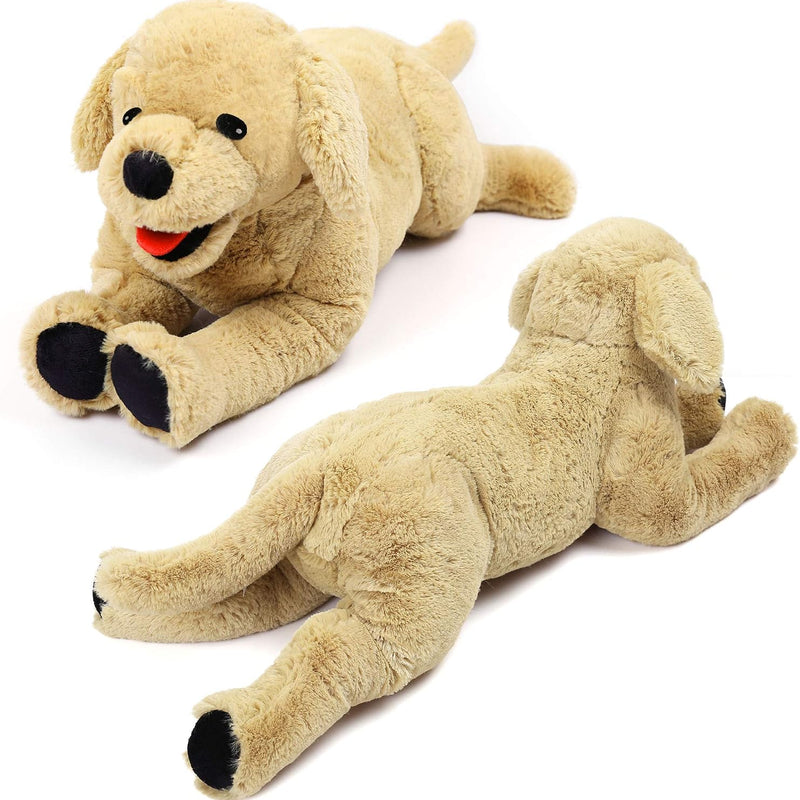 LotFancy Dog Stuffed Animals Plush, 21" Soft Cuddly Golden Retriever Plush Toys, Large Stuffed Dog, Puppy Dog Stuffed Animals, Easter Birthday Gift for Kids Girls Boys