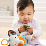 Skip Hop Bandana Buddies Baby Activity and Teething Toy with Multi-Sensory Rattle and Textures