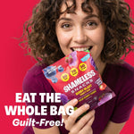 Shameless Snacks Berry Blast Gummy Candy Variety Pack & Fruit Snacks | Keto High Fiber Gummies, 3g Sugar 70 Cals - Gluten Free Vegan Bulk Treats for Kids & Adults
