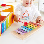 Hape Pound & Tap Bench with Slide Out Xylophone - Award Winning Durable Wooden Musical Pounding Toy for Toddlers