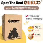GUKCO Interactive Dog Toys, Squeaky Moving Ball Toy with Jumping & Music Modes, Rechargeable Plush Chew Toys for Small/Medium/Large Dogs to Keep Puppy Busy Pet Toys (Chick)