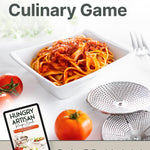 Hungry Artisan Stainless Steel Food Mill for Tomato Sauce & Canning | Great for tomato sauce, applesauce, baby food, mashed potatoes, puree, and canning, 3 interchangeable discs, dishwasher-safe