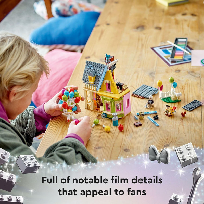 LEGO Disney and Pixar 'Up' House, 598-piece building toy set, aged 9 and up, a fun gift for Disney fans and kids