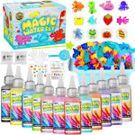Magic Water Toy Elf Kit, Aqua Fairy Water Gel Kit for Kids, STEM Learning, DIY Craft Kit, 12 Magic Gels & 12 Molds, Age 3+
