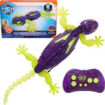 HEX Bots Glow-in-the-Dark Gecko Robot with Official Wall Climber Technology, Rechargeable Remote Control Toy for Kids Ages 4 & Up
