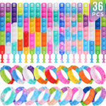 Kids Party Favors Pop Fidget Toys Bulk Its 24 Packs Fidget Bracelet It Birthday