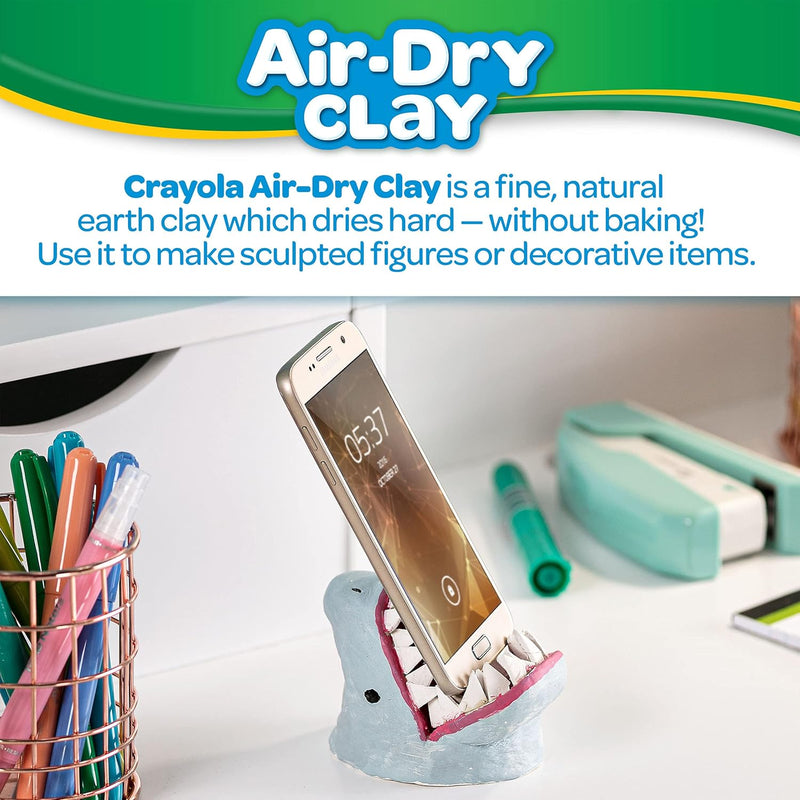 crayola-air-dry-clay-white-25lbs-bulk-modeling-clay-for-kids-no-bake