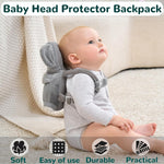 Baby Head Protector Backpack for Crawling & Walking Toddlers, 0.5-2 Years, Soft & Breathable