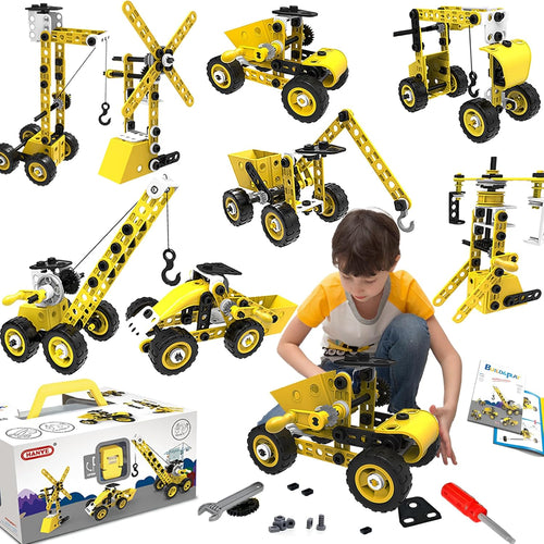 choopheme 10 in 1 STEM building block kit for kids ages 4-8, 5-7, 6-8, 8-10 year old boys and girls.