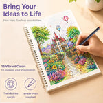 iBayam Journal Planner Fineliner Pens Fine Point 0.38mm, Cute School office | 18 Vibrant Colors, Smooth Writing, Art Markers for Bullet Journaling Note-taking Scrapbooking Calendar, Drawing Sketching Pen