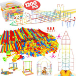 Ggiibro Straw Constructor Toys STEM Building Toy for Kids