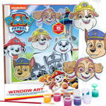 Bluey Window Art Suncatchers Kit for Kids to Paint, Great at-Home Craft Activity or Birthday Party Idea, Toys for Ages 3, 4, 5, 6