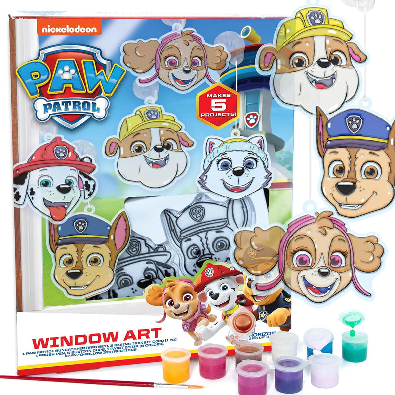 Bluey Window Art Suncatchers Kit for Kids to Paint, Great at-Home Craft Activity or Birthday Party Idea, Toys for Ages 3, 4, 5, 6
