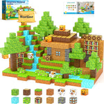 100PCS Magnetic Blocks Building Toys, STEM Learning Sensory Toys for Kids Age 3-5 4-8 5-7 8-12, Gem Cave Adventure Mine Magnet World Craft, Christmas Game Gift for for 3+ Years Old Boys Girls(0.8")