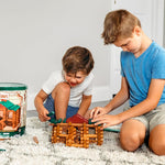 Lincoln Logs 100th Anniversary Tin, Classic Wooden Building Set with 111 All-Wood Pieces