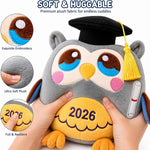 Graduation Owl Plush Stuffed Kindergarten Gift for Boys and Girls Class of 2026 11.8 inches with Black Cap