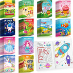 BenLouis Coloring Books for Kids Ages 4-8-12, Mini Activity Books for Birthday Party Gifts, Goodie Bags Stuffers, Classroom Travel Activity (24pcs Classic)