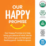 Happy Baby Organics Baby Snacks, Greek Yogis, Freeze Dried Yogurt & Fruit Snacks, Gluten Free Snack for Babies 9+ Months, Strawberry & Banana, 1 Ounce