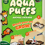 Skillmatics Aqua Puffs Animals, Art & Craft, Paint by Number, Gift for Kids | DIY Puffy Keychains, Screen-Free, Mess-Free Activity, Travel & Creative Kit for Girls & Boys Ages 4, 5, 6, 7, 8, 9, 10
