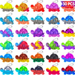 pop fidget toys for kids 4-8 8-12 mini pop keychain bulk party favors classroom prizes