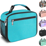 Kids Lunch Box for Boys Girls Lunch Bag Insulated Durable Lunchbox Children Lunch Tote Bag for School Black