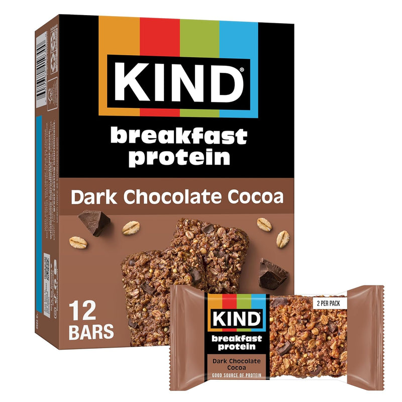 KIND PB Banana Dark Choc Protein Breakfast Bar 6 Count, 10.58 OZ
