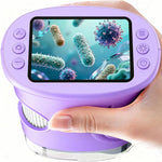 1000X Handheld Digital Microscope: 2MP Camera, 2" IPS Screen, STEM Toy for Kids 3-12