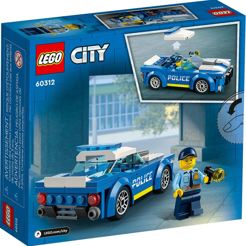 LEGO City Police Car Toy Set with Officer Minifigure for Kids 5 Plus Years Old - Adventures Series