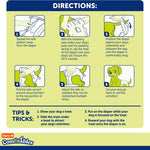 Hartz Disposable Dog Diapers, Size M 32 count, Comfortable & Secure Fit, Easy to Put On | Comfortable & Secure Fit, Easy to Put On, Super Absorbent, Breathable Material, Adjustable Tail Hole, Male & Female Diaper