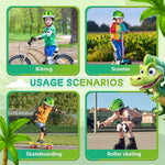 Toddler/Kids Bike Helmet Set with Adjustable Helmet and Protective Gear for Boys and Girls