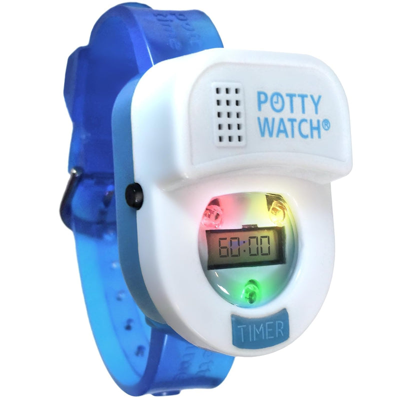 The Original Potty Watch Lights & Music Reminds Your Kiddo It's Time to Go | We Make Potty Training Fun! Water-Resistant, Plays Music & Lights Every 30, 60, or 90 Minutes. Pause for naps or night., Pink