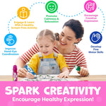 Dot Markers For Toddlers 1-3 Washable Dot Art Paints For Kids Arts and Crafts