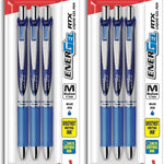 Pentel EnerGel Deluxe RTX Gel Ink Pens, 0.7 Millimeter Metal Tip, Blue Ink, 3-Pack (BL77BP3C)