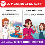 Doctor Jupiter Girls' Science Kit for Kids Ages 4-8, STEM Toy with 50+ Experiments, Learning and Educational Projects