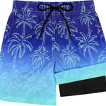 Sarfel Boys Swim Trunks with Compression Liner Kids Swimsuits Boys Bathing Suit Kids Board Shorts Teen Boy Quick Dry Shorts