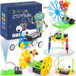 BeAndge STEM Robotics Kit for Kids, 6 IN 1 Science Experiments, Engineering Building Kids Activities 6-8