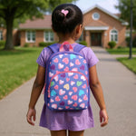 Trail maker 15 Inch Kids Backpacks for Boys & Girls | Preschool, Kindergarten, Elementary School Backpacks with Adjustable, Padded Straps (Happy Hearts)