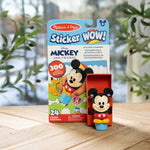 Melissa & Doug Disney Mickey Mouse Sticker Wow! 24-Page Activity Pad and Sticker Stamper for Kids Ages 3-7