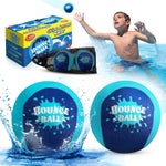 Bambilo Water Skipping Ball | 2-Pack Bounce Balls | Water Bouncing Beach Balls & Grip Ball | Pool Toys for Kids Age 5-8-12 | Great Summer Water Toy for Beach Swimming Pool River Lake