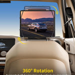 FANGOR Car Headrest Mount Holder, Tablet Holder for Kids in Back Seats, Anti-Slip Strap and Holding Net,Angle-Adjustable/Fits All 7 Inch to 12.9 Inch Tablets