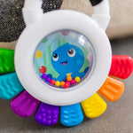 Baby Einstein Opus The Octopus Sensory Rattle & Teether Toy, BPA Free & Chillable, 3 Months+