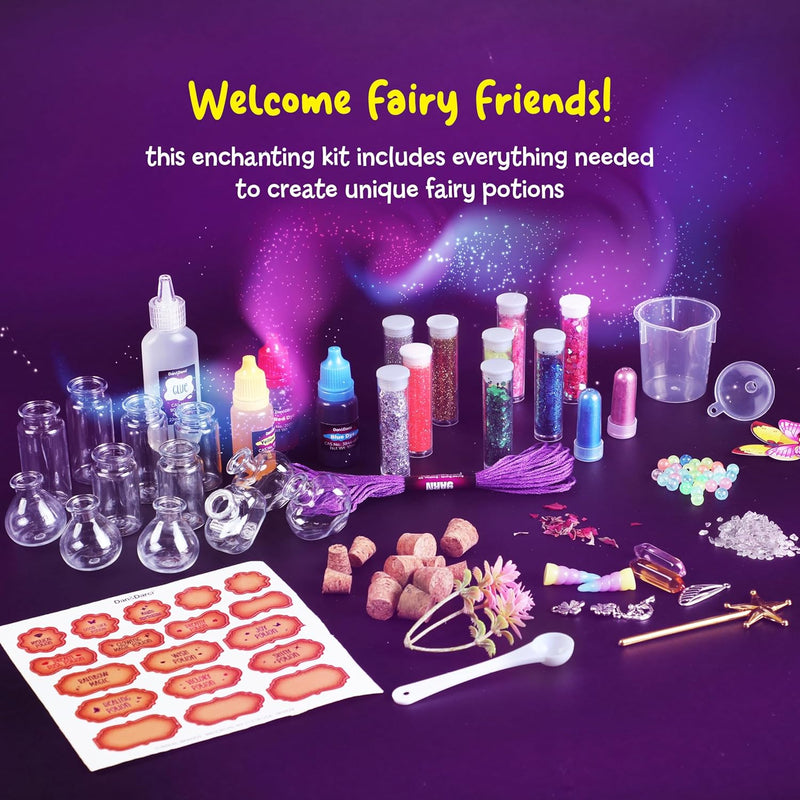 Fairy Magic Potion Kit for Kids - Magical Workshop Craft Kits - Girls Gifts | Birthday Gifts for Girls - 6 7 8 9 10 Year Old Girl Gift Ideas - Toys for 8-10 7-8 - Arts and Crafts for Kid Ages 6-8 Years